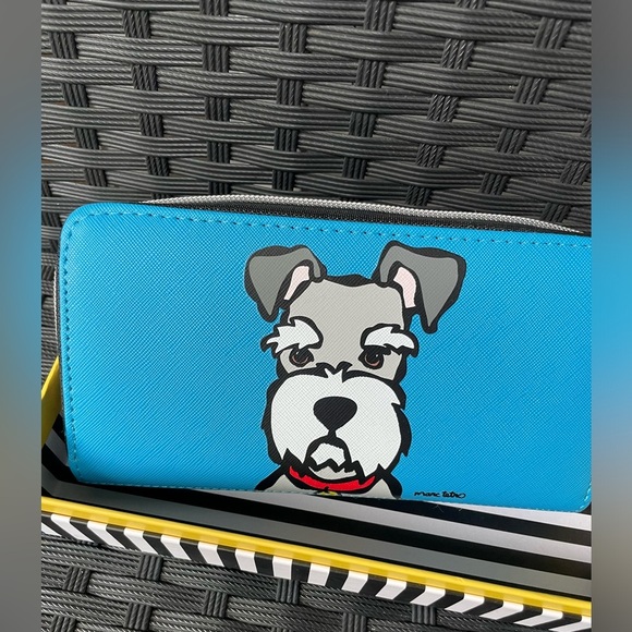 Marc Tetro Blue Dog Design Wallet. - Picture 7 of 8